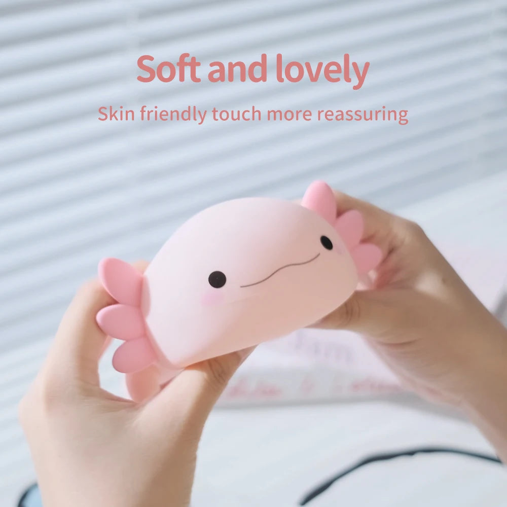 Cute Axolotl Lamp whit different Modes